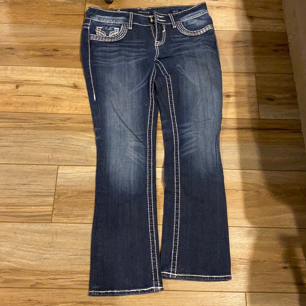 Vigoss womans jeans the chelsea slim boot size 9/10 length 31 good condition